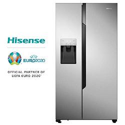 Hisense RS694N4TC2  Kühlschrank mit Gefrierfach -  

						   doppeltür - 

						freistehend  

						- mit Eiscrusher
