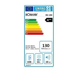 Bomann KG 184  Kühlschrank mit Gefrierfach -  

						  groß -  

						freistehend  

						